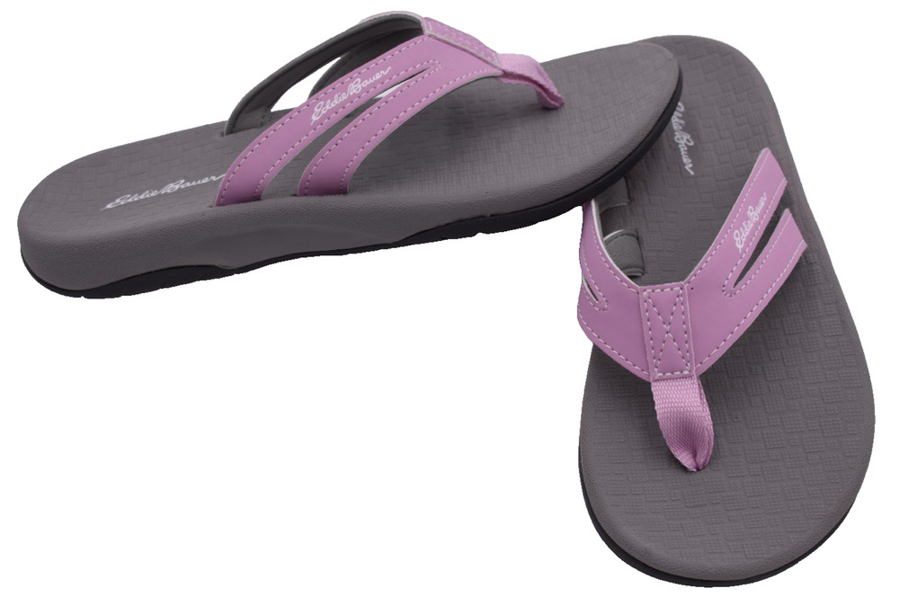 EDDIE BAUER Break Point Flip Flops -- Light Pink -- Womens Size 6.5-7 (READ)